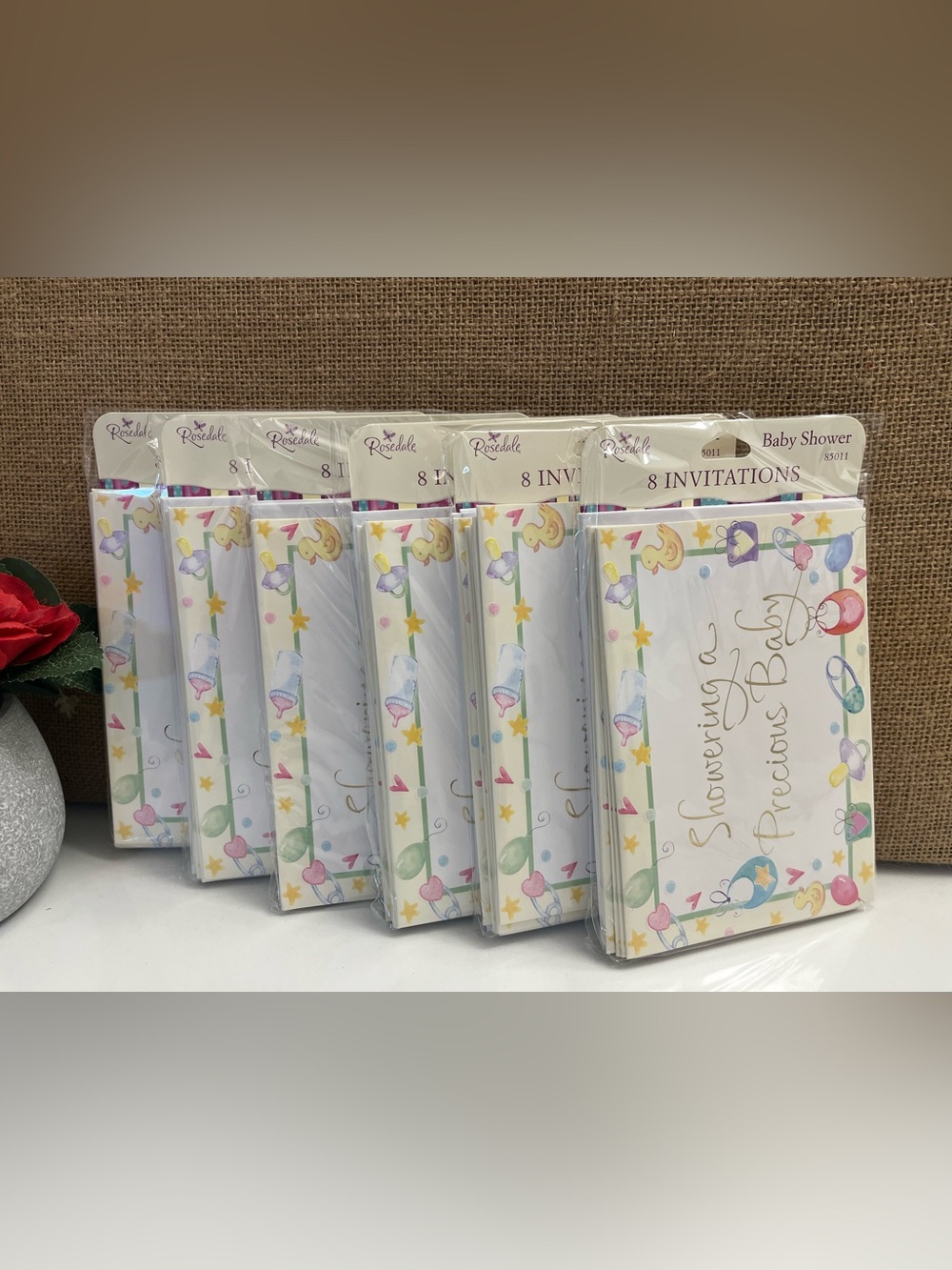 Invitation Baby Shower - Pack of 6 (48 count)